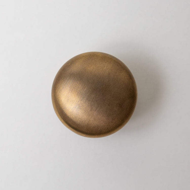 Solid Brass Victorian Kitchen Cabinet Knobs and Round Cup Pulls - Brass bee