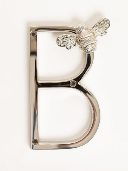 Brass bee Premium House Letters with Bee - 5 Inch - Brass bee