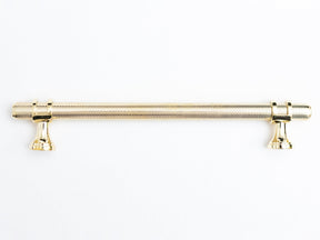 Solid Brass Knurled Kitchen Pull Handles & Knobs - Brass bee