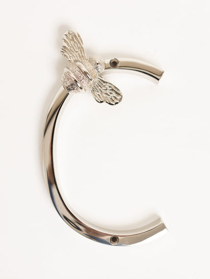Brass bee Premium House Numbers with Bee in Nickel Finish 0-9 - 5 Inch - Brass bee