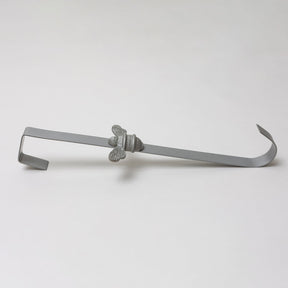 Brass bee Wreath Hanger - Grey Finish - Brass bee
