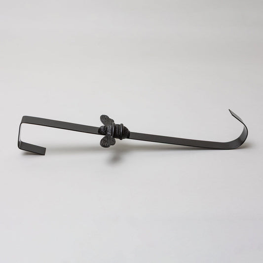 Brass bee Wreath Hanger - Black Finish
