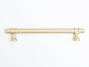 Solid Brass Knurled Kitchen Pull Handles & Knobs - Brass bee