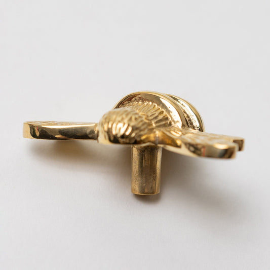 Brass Bee Drawer Cabinet Knob - Brass Finish