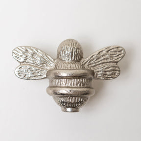 Brass Bee Drawer Cabinet Knob - Satin Finish - Brass bee