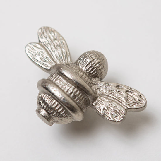 Brass Bee Drawer Cabinet Knob - Satin Finish - Brass bee
