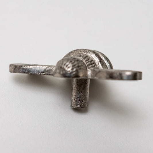 Brass Bee Drawer Cabinet Knob - Pewter Finish - Brass bee