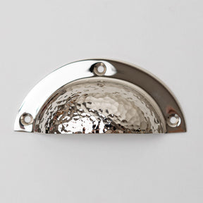 Solid Brass Victorian Kitchen Round Cup Pulls - Brass bee