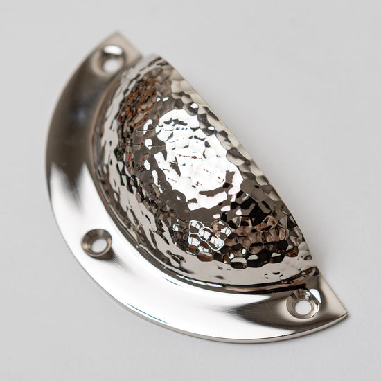 Solid Brass Victorian Kitchen Round Cup Pulls - Brass bee