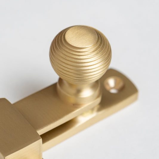 Brass Bee Beehive Latch - Satin Brass Finish