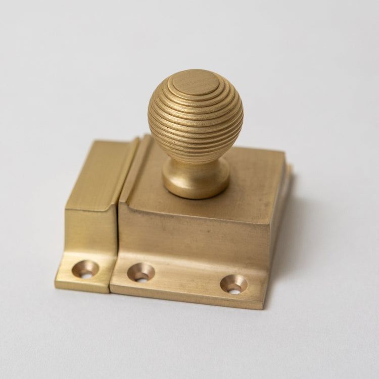 Brass Bee Cupboard Latch - Satin Brass Finish