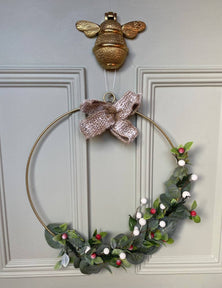 Brass Bumble Bee Door Knocker - Brass Finish - Brass bee