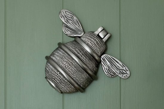 Solid Brass Queen Bee Door Knockers - Premium Size - Brass bee