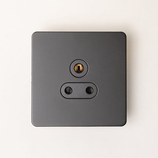 5A Unswitched Socket – Black