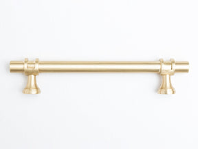 Solid Brass Plain Kitchen Pull Handles & Knobs - Brass bee