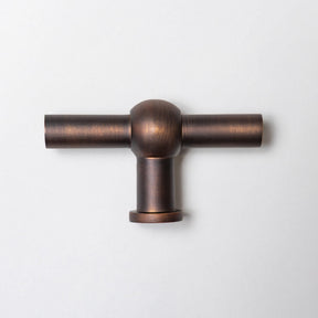 Archer T-Bar Knob – Oil Rubbed Bronze - Brass bee
