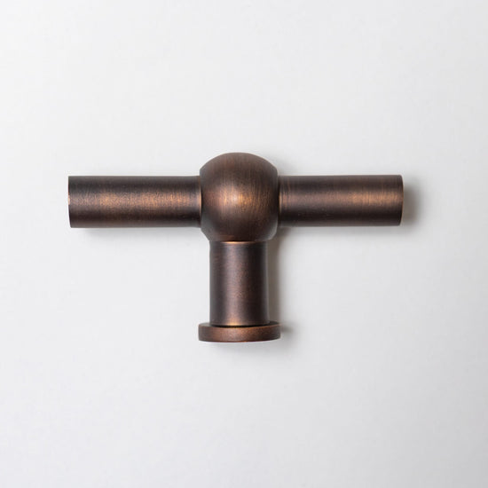Archer T-Bar Knob – Oil Rubbed Bronze - Brass bee