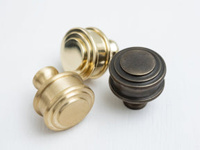 Solid Brass Kitchen Pull Handles & Knobs | Borders Design - Brass bee