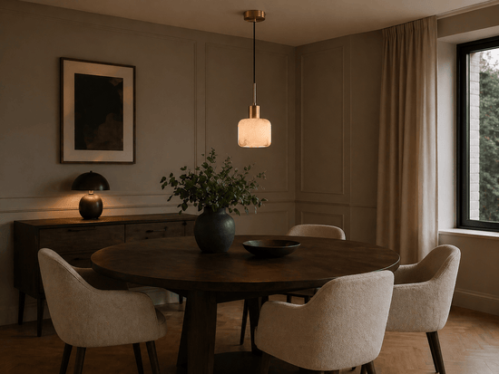 Alabaster Pendant Light – Solid Brass Hanging Light - Brass bee