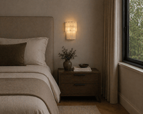 Alabaster Wall Light – Solid Brass Wall Sconce - Brass bee
