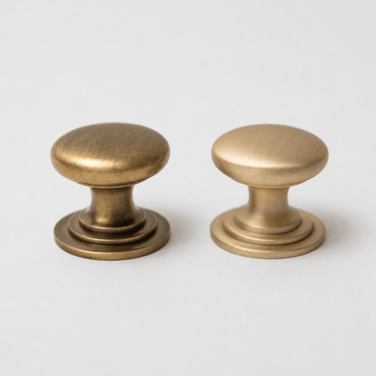 Solid Brass Victorian Kitchen Cabinet Knobs