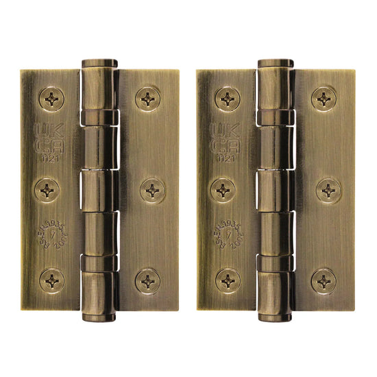 Beehive Door Knobs - Ebonised & Antique Brass (Pair) | Thumbturns & Latches - Brass bee