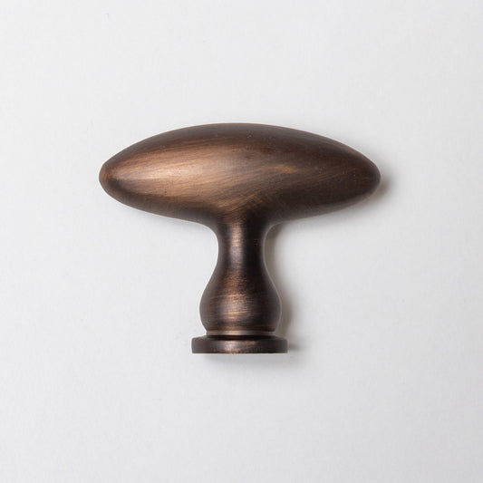 Orion Oval Knob – Oil Rubbed Bronze - Brass bee