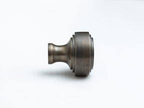 Solid Brass Kitchen Pull Handles & Knobs | Stepped Design - Brass bee