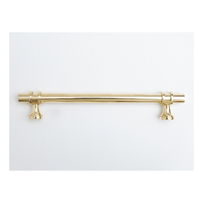 Solid Brass Plain Kitchen Pull Handles & Knobs - Brass bee