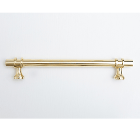 Solid Brass Plain Kitchen Pull Handles & Knobs - Brass bee