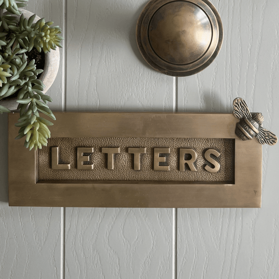 Buy Wall mounted post box with bee design