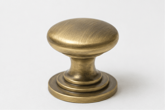 Solid Brass Victorian Kitchen Cabinet Knobs - Brass bee