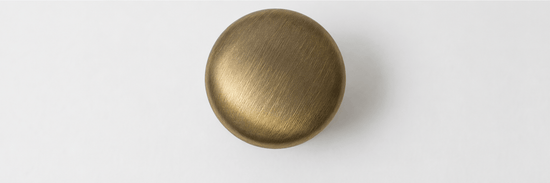 Solid Brass Victorian Kitchen Cabinet Knobs - Brass bee