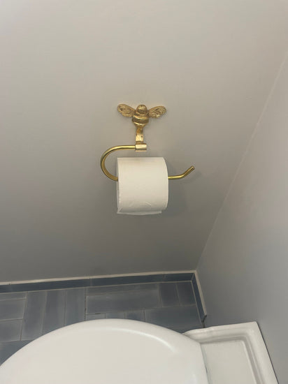 Brass bee Toilet Roll Holder - Brass bee