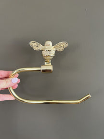 Brass bee Toilet Roll Holder - Brass bee