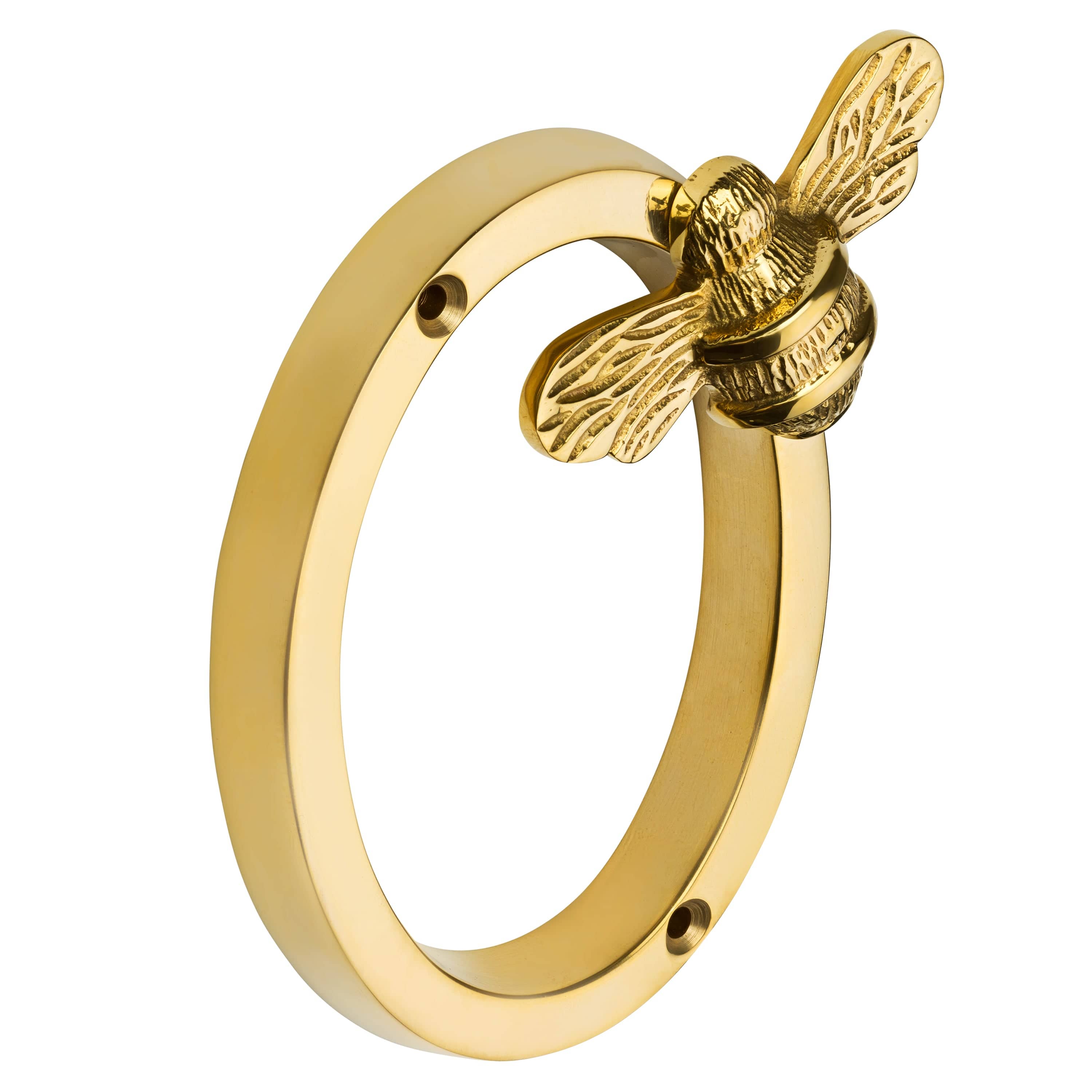 Brass bee Premium House Numbers with Bee in Brass Finish 0-9 - 4 Inch