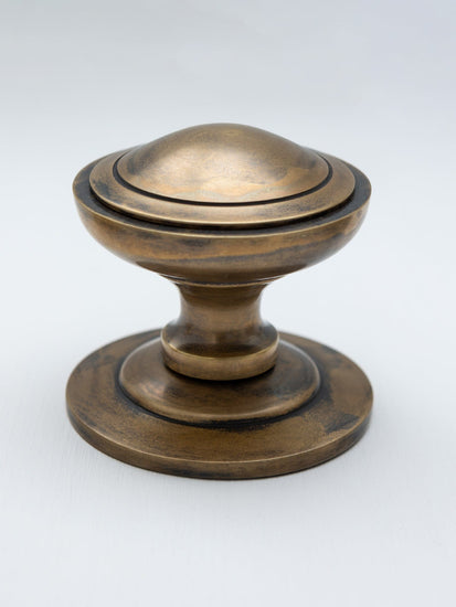 Solid Brass Centre Door Knob - 76mm - Brass bee