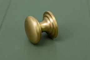 VESTALIS Solid Brass Victorian Cabinet Knobs and Round Cup Pulls - Brass bee
