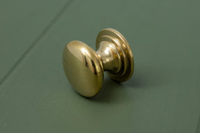 VESTALIS Solid Brass Victorian Cabinet Knobs and Round Cup Pulls - Brass bee