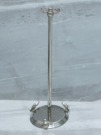 Brass bee Toilet Roll stand with 3 bee - Brass bee