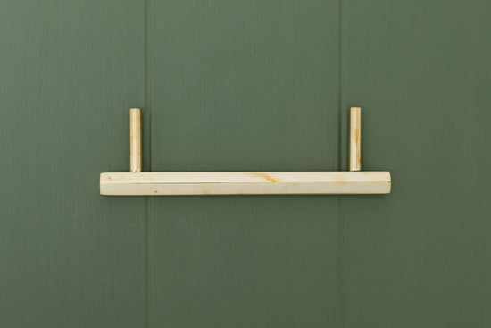 CARDER Solid Brass Hexagonal Pull Handles & Knobs - Polished Brass - Brass bee
