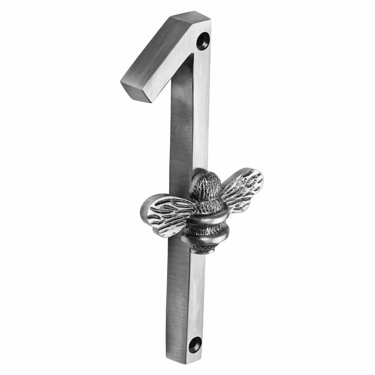 Brass bee Premium House Numbers with Bee in Pewter Finish 0-9 - Brass bee