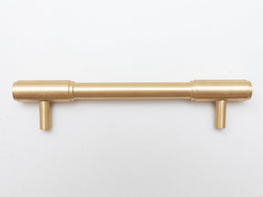Solid Brass Kitchen Pull Handles with Round Ends - Brass bee