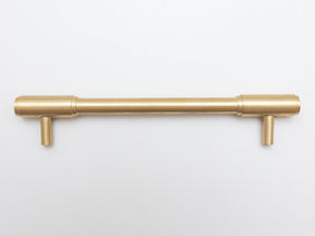 Solid Brass Kitchen Pull Handles with Round Ends - Brass bee