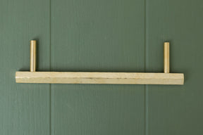 BOMBUS Solid Brass Hexagonal Hammered Pull Handles & Knobs - Polished Brass - Brass bee