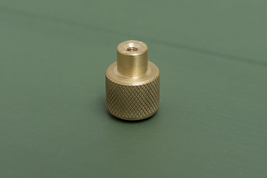 APIDAE Solid Brass Knurled Pull Handles & Knobs - Satin Brass - Brass bee
