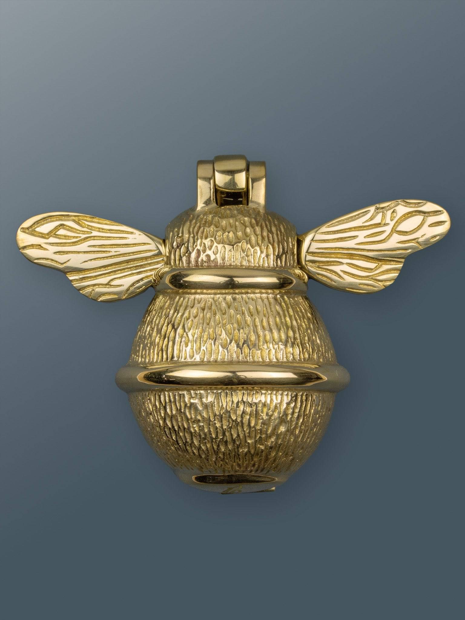 Shop Brass Finish Bumble Door Knocker Online | Brass Bee