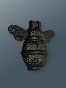 Brass Bee Door Knocker - Black Finish - Brass bee