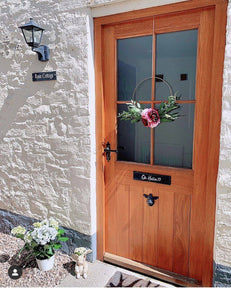 Brass Bee Door Knocker - Black Finish - Brass bee