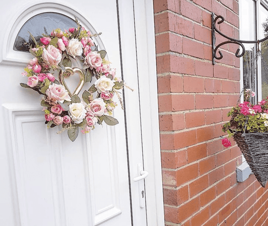Brass Love Heart Door Knocker - Brass Finish - Brass bee